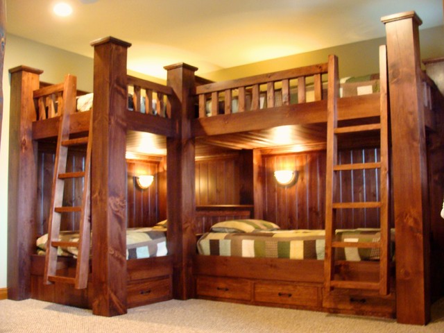 Bunk Beds - Rustic - Kids - New York - by Adirondack Carpentry LLC