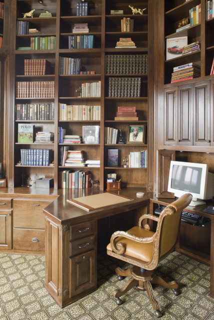 Tuscan Villa - Traditional - Home Office - Indianapolis - by Karla ...