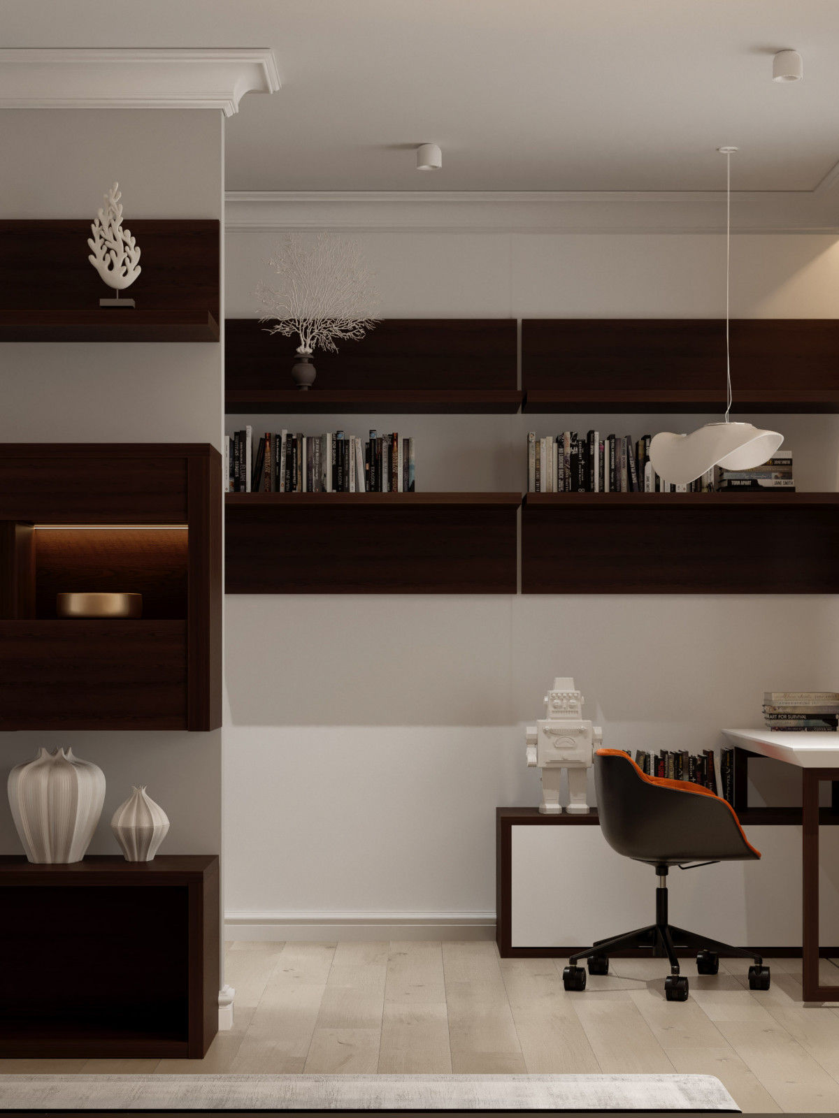 Современная классика квартира 100м2 Ольховский