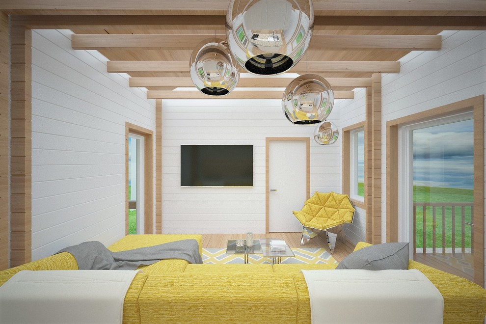 Одноэтажный дачный домик