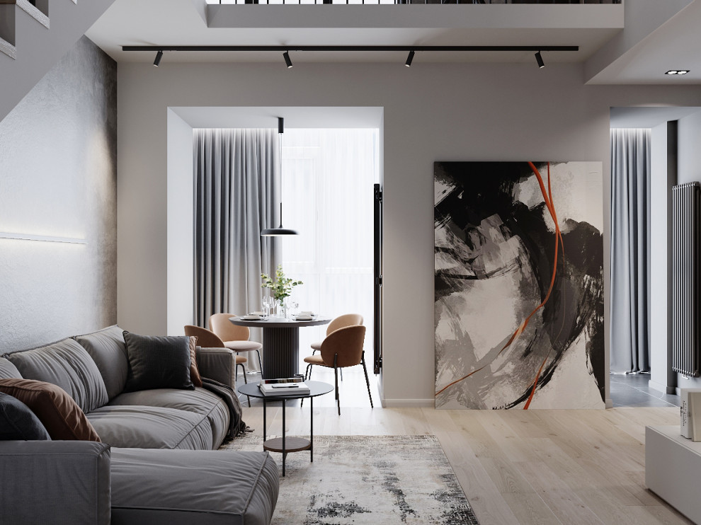 Двухуровневая квартира в ЖК Левобережный Лайф