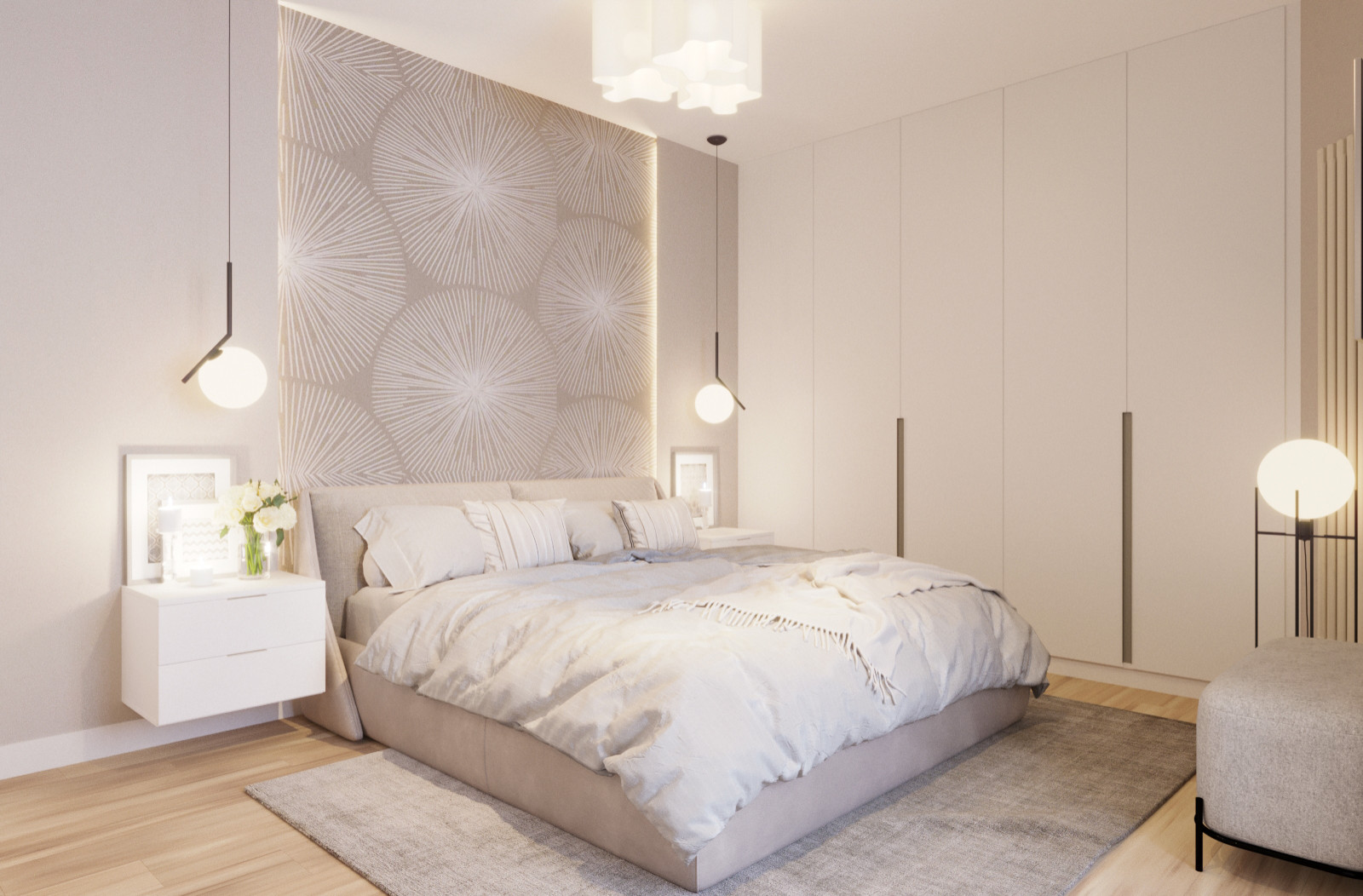 Квартира ЖК 5 столиц. Спальня