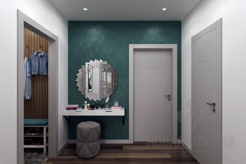 Дизайн-проект двухкомнатной квартиры 64,1 кв.м в ЖК «Татьянин Парк»