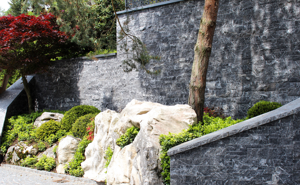 Japanese style garden design & Waterfall construction in Tyrol