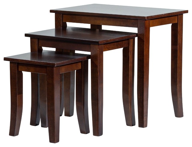 Dty Indoor Living Avon 3 Piece Nesting Table Furniture Dty Indoor Living Avon 3 Piece Nesting Table Furniture Collection Transitional Coffee Sets By