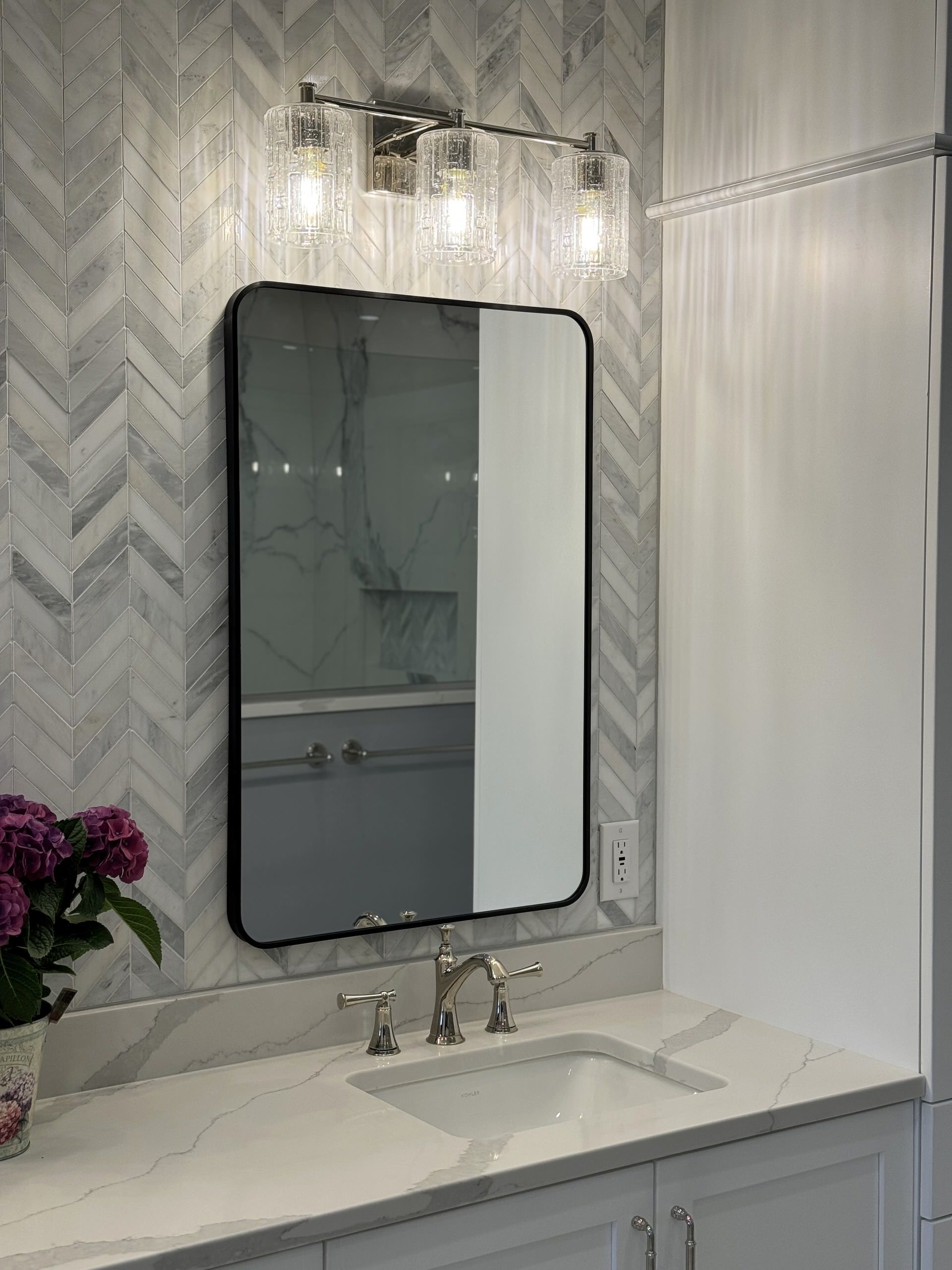 Sophisticated Haven. Primary bathroom renovation