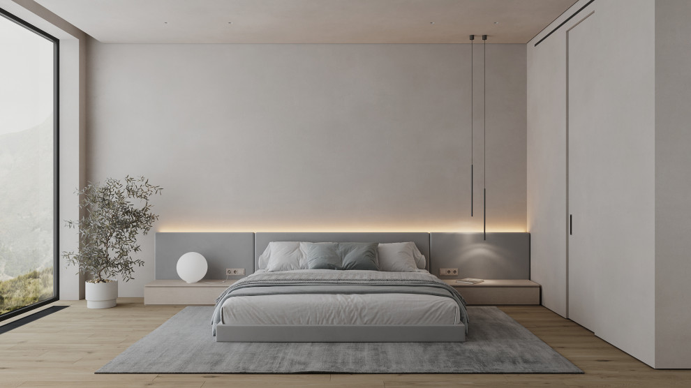 Спальня в стиле минимализм