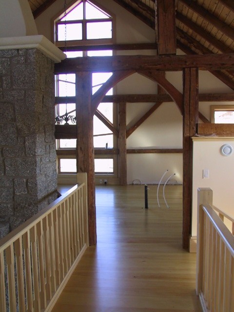 Full Timber Frames rustic-hall