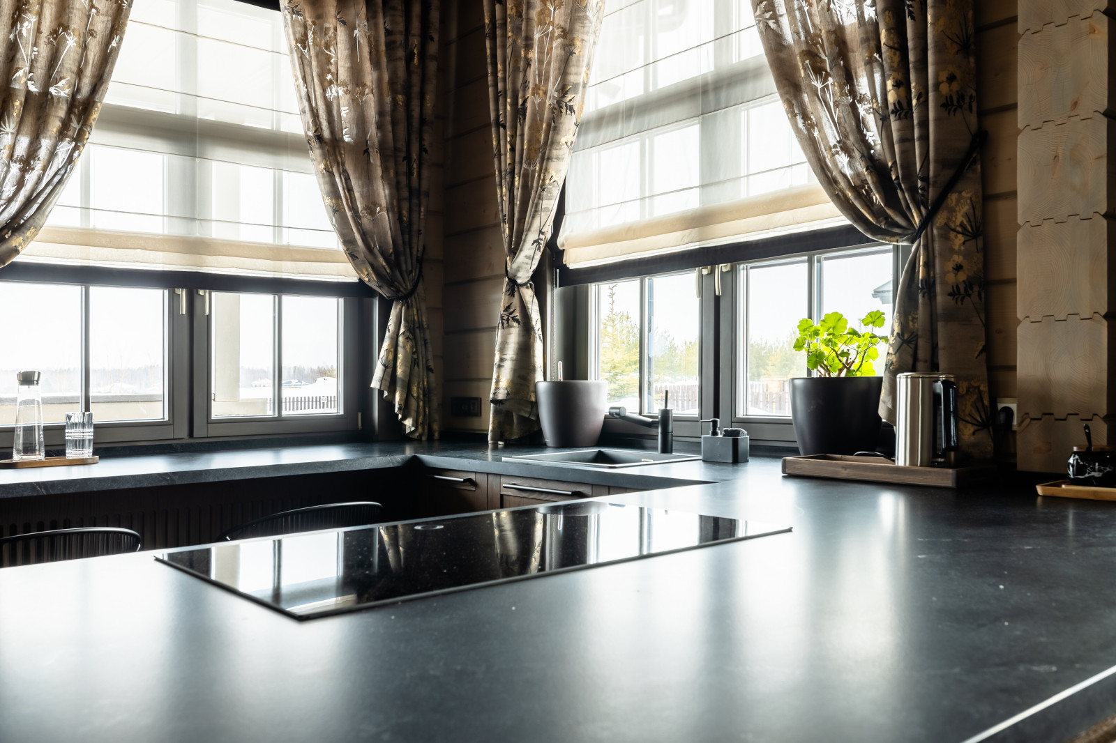 Кухня из массива дуба