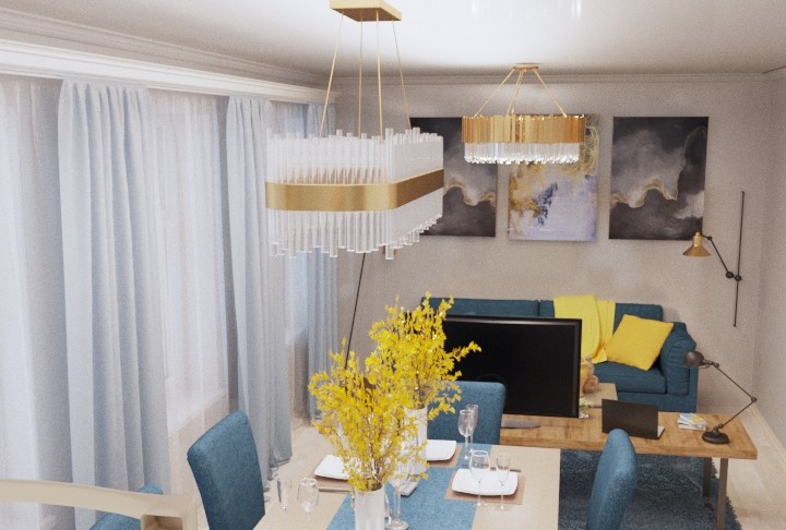 Студенческий проект "Дизайн квартиры"