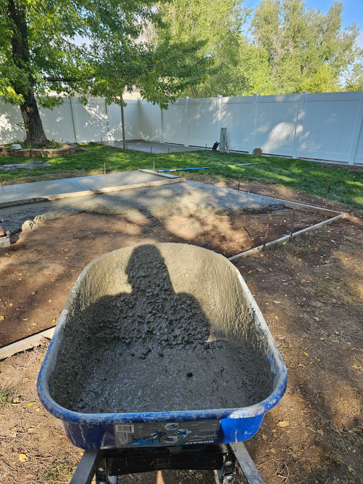Simple Concrete Patio