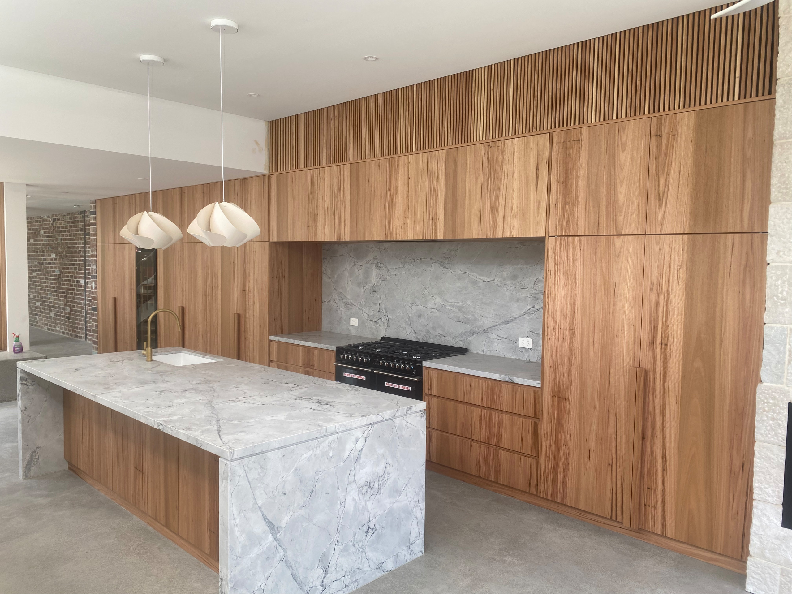 Modern Timber Veneer Kitchen