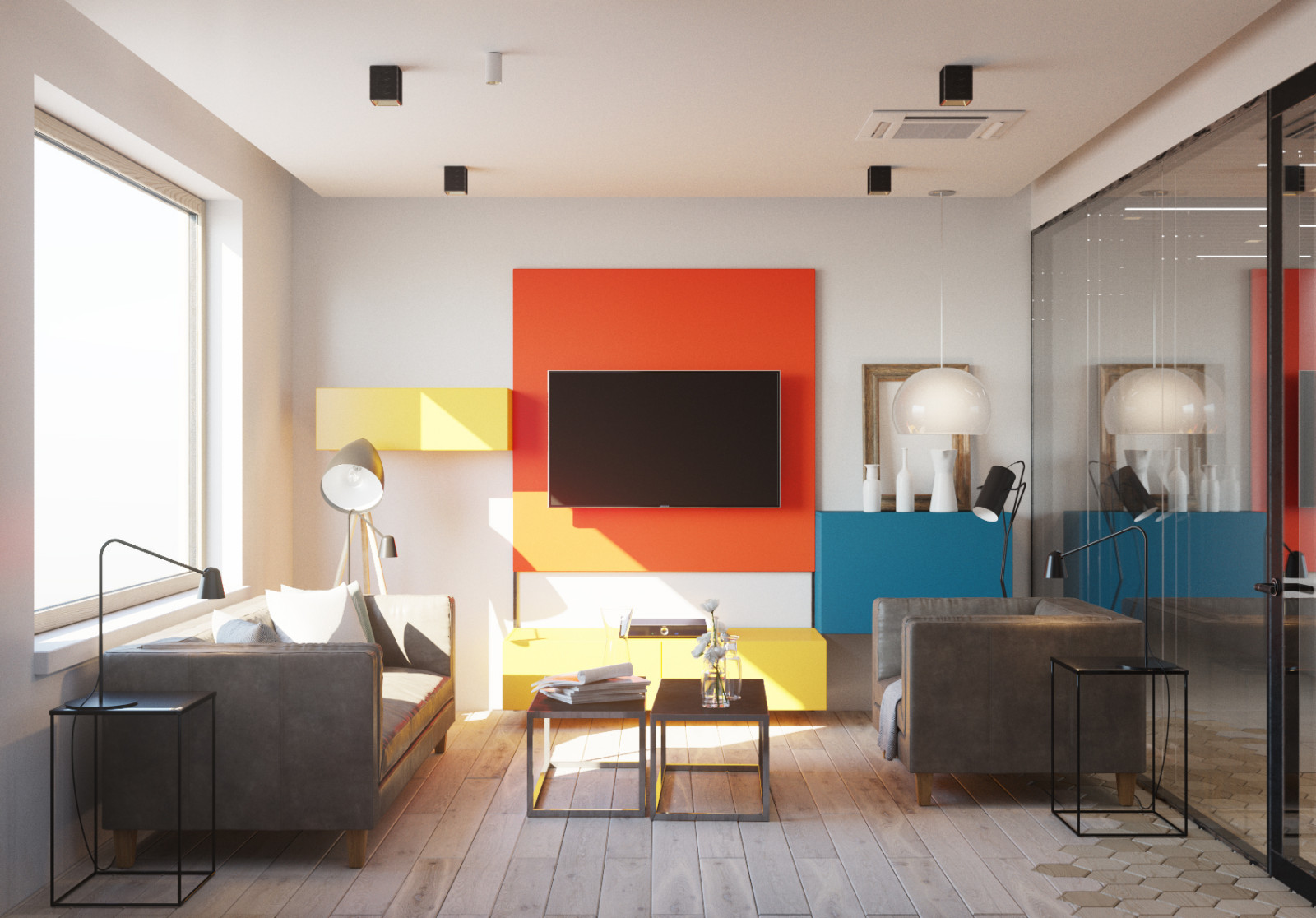Комната отдыха Пит Мондриан