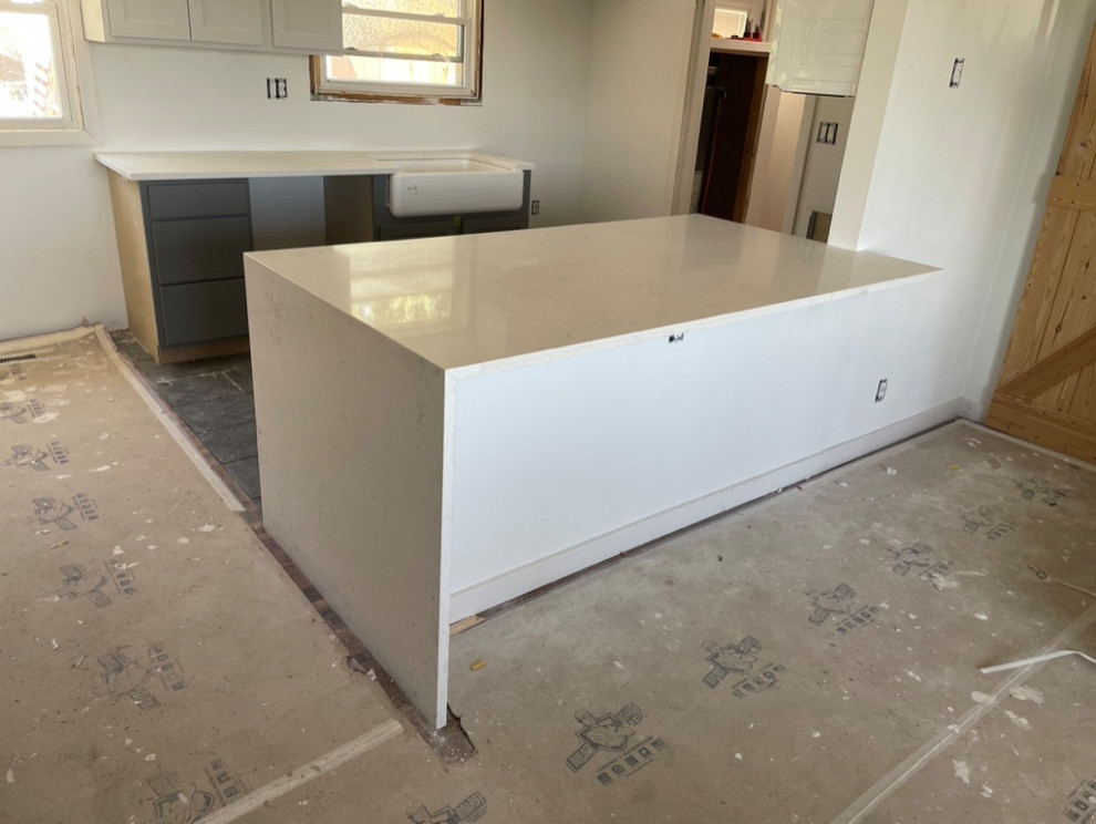 Bigger is better- Kitchen and wall remodel