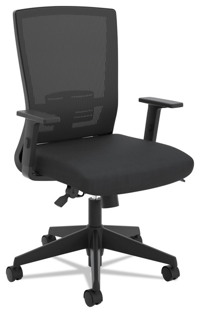 Hon Hvl541 Mesh Mid-Back Task Chair, 28.38"x28.38"x43.13"