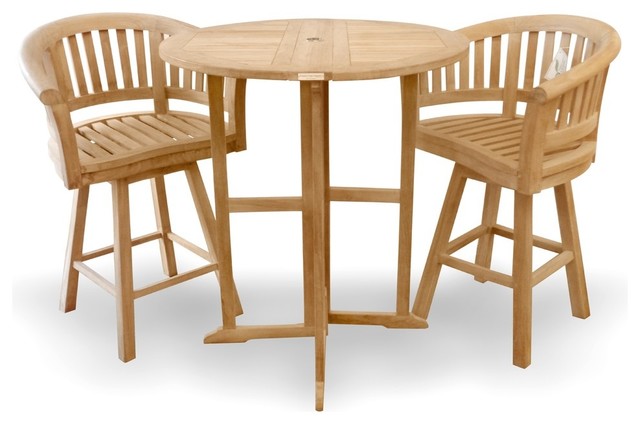Dropleaf Counter Table Swivel Chairs Grade A Teak 5 Dropleaf Counter Table Swivel Chairs Grade A Teak 5 Lower Then Bar Craftsman Outdoor Pub And Bistro Sets By Windsor Furniture