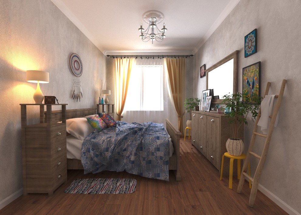 Спальня "немножечко бохо"