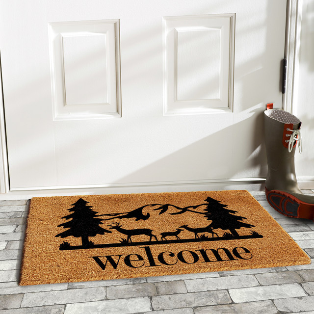 Rocky Mountain Doormat Rustic Doormats by Home & More