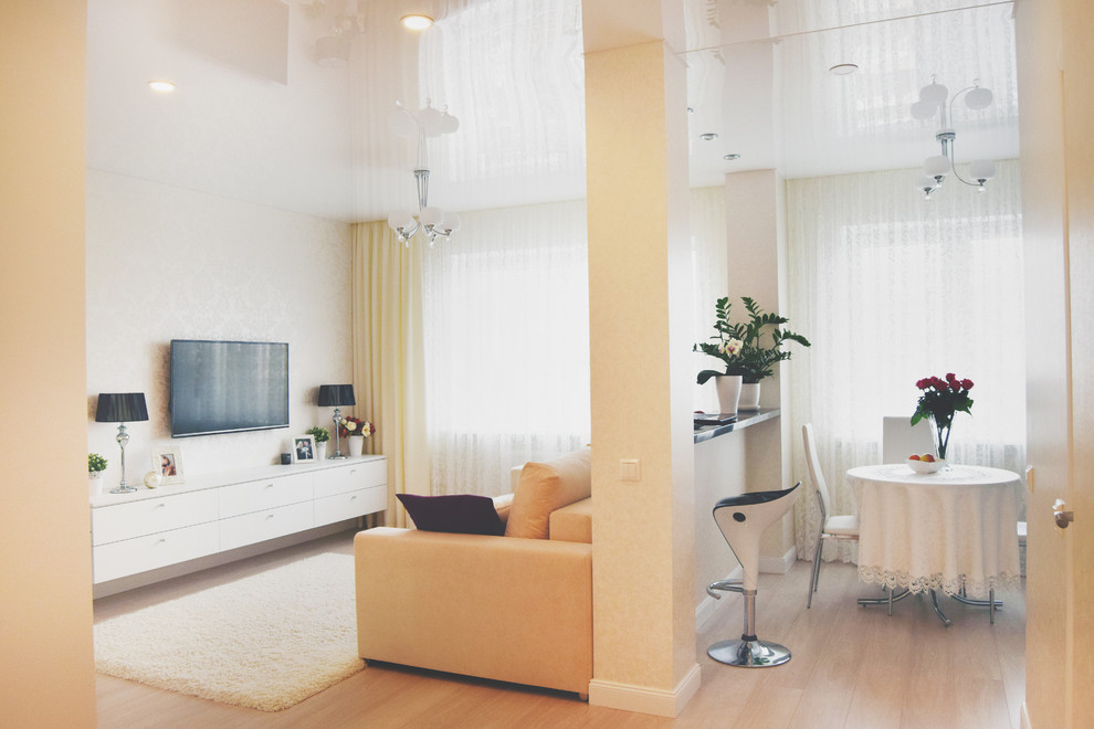 Интерьер с белыми акцентами