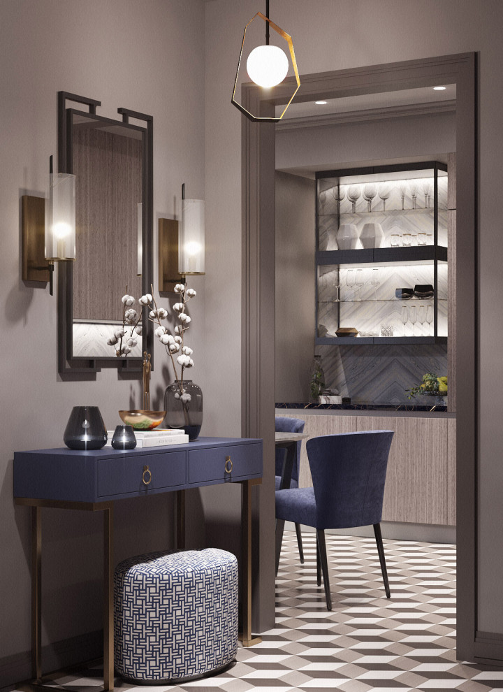 Дизайн трехкомнатной квартиры  в ЖК «Чемпион-парк»