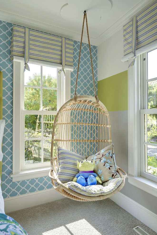 Design ideas for a transitional kids' room in Minneapolis.
