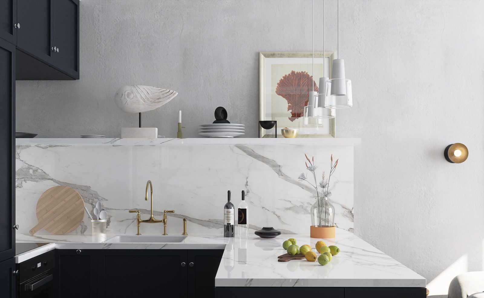 Дизайн квартиры под сдачу на Красной Поляне 50 кв.м.