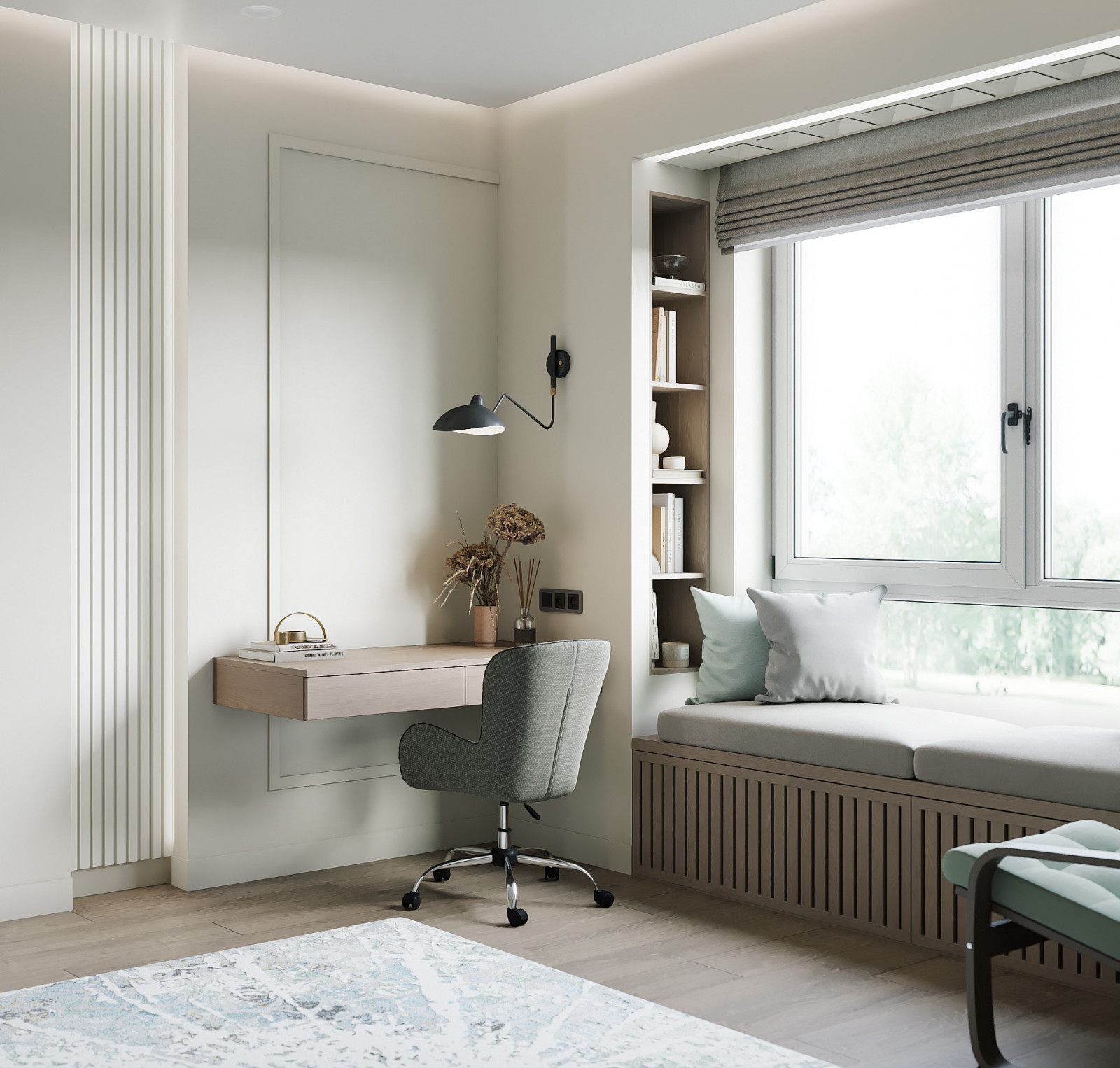 Дизайн-проект квартиры в Москве, 120 кв.м