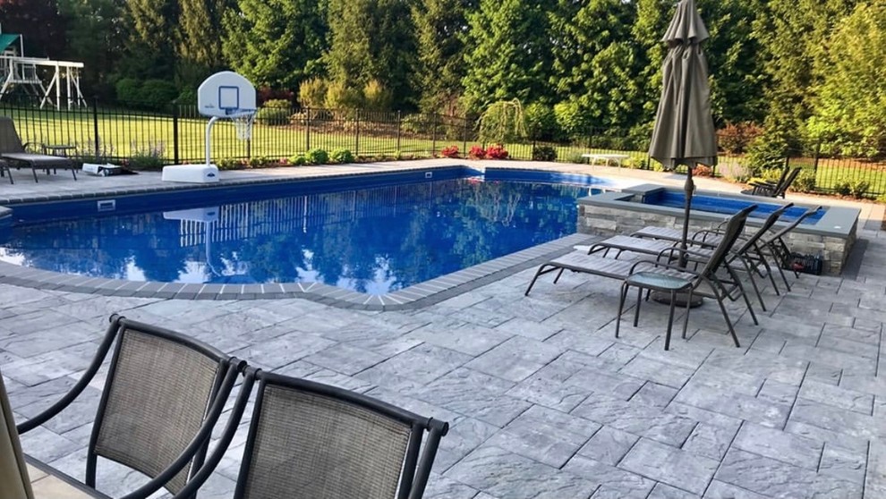Limestone Quarry Pool Patio Pool New York by Cambridge