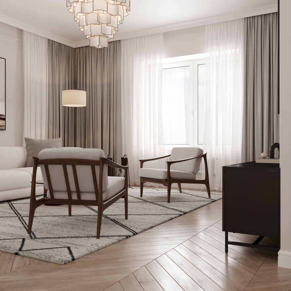 Дизайн и ремонт квартиры на Каланчёвской улице — Плюшевый комфорт