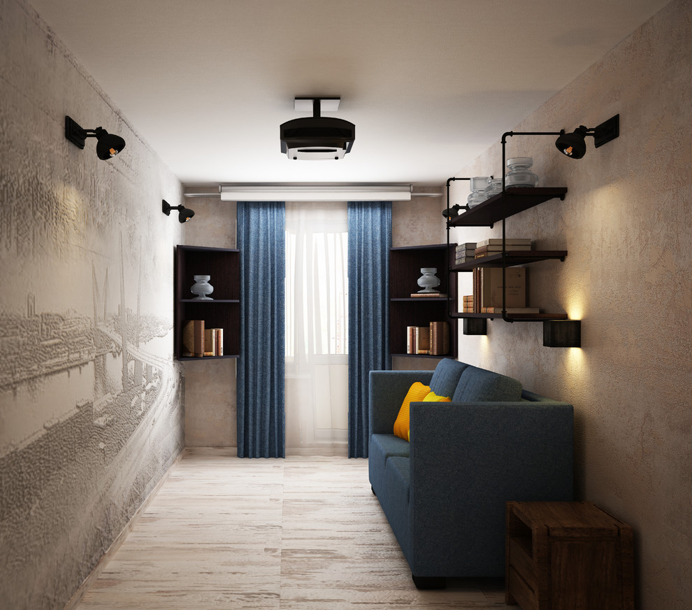 Дизайн-проект небольшой квартиры в стиле ЛОФТ