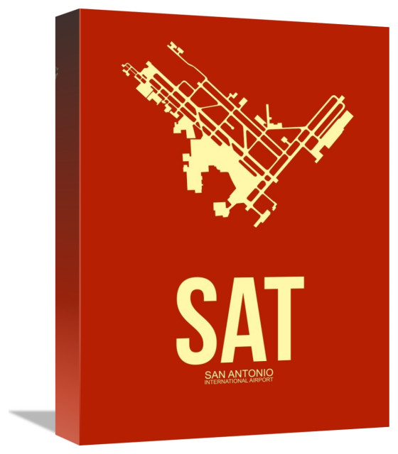 "SAT San Antonio Airport 1" Fine Art Print, 12" x 16" - Modern - Prints ...