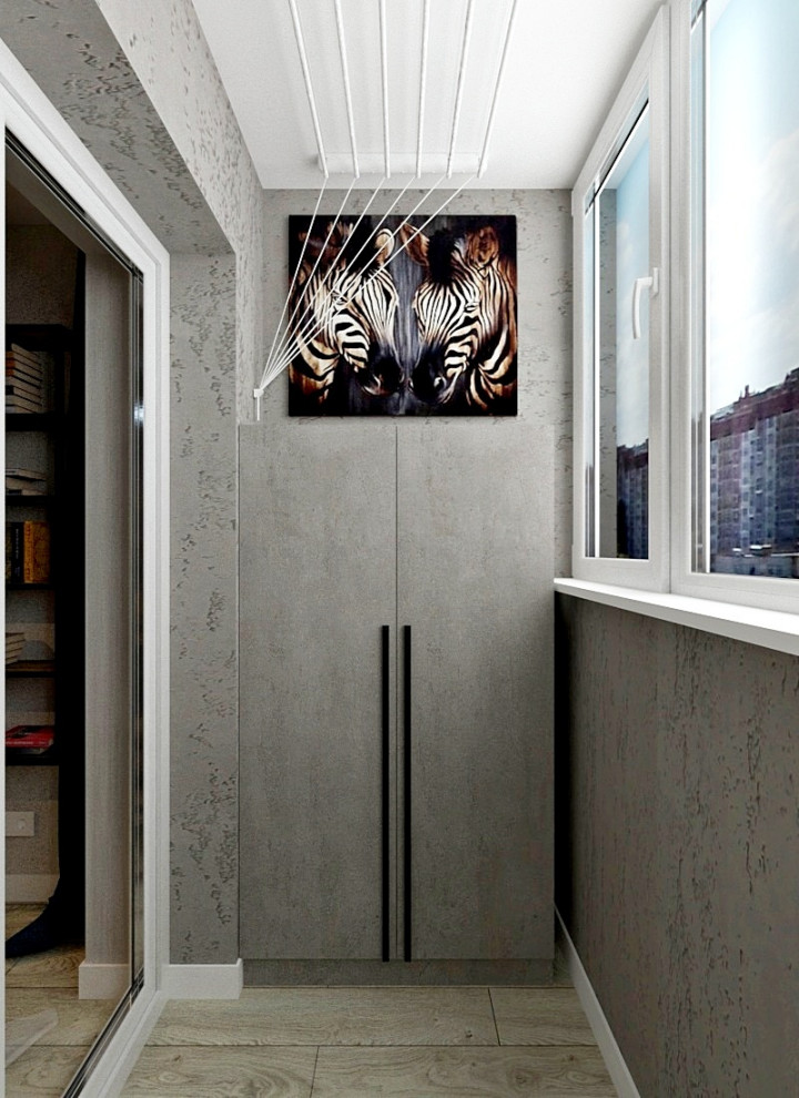 Лаконичный дизайн трехкомнатной квартиры