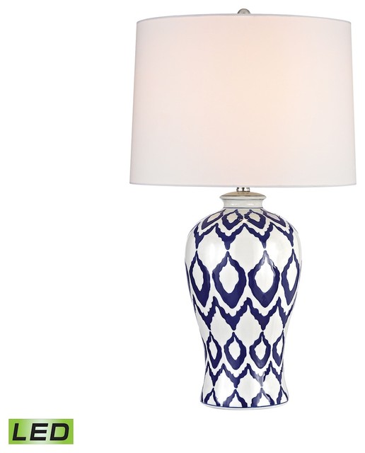 Kew LED Table Lamp Contemporary Table Lamps by Knobs and Beyond