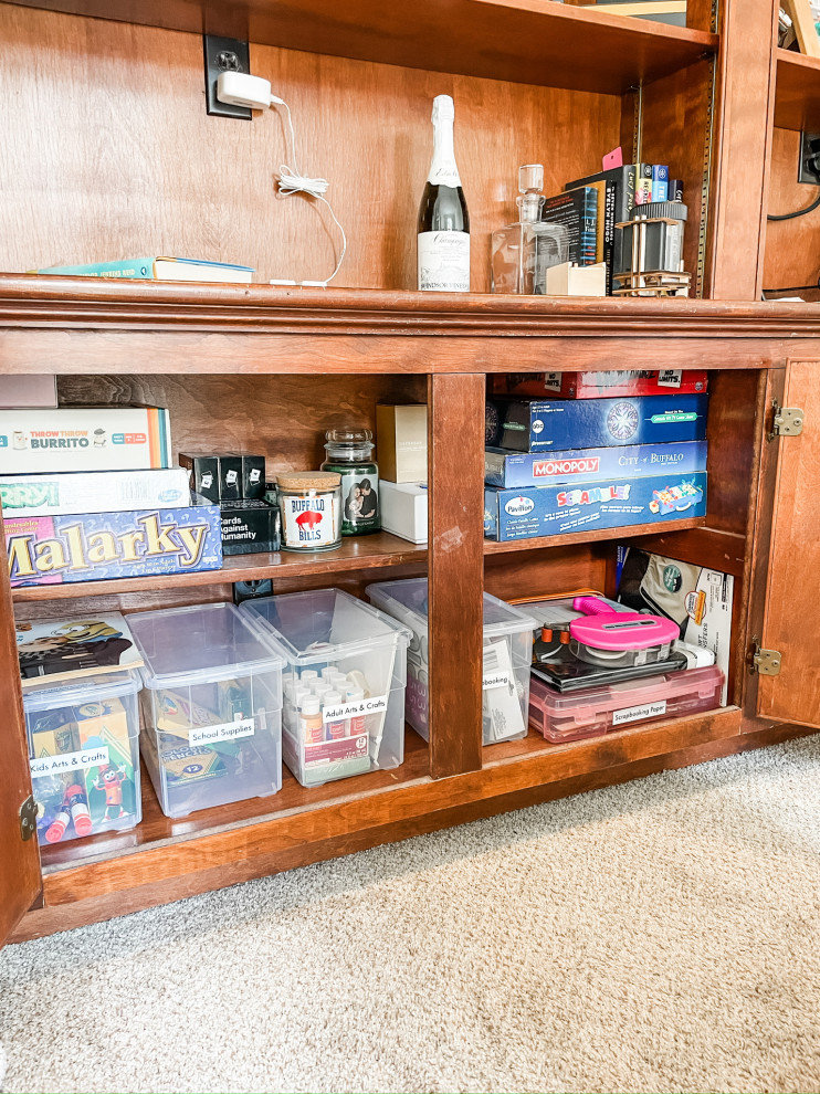 Regularly used items stored in areas of high accessibility