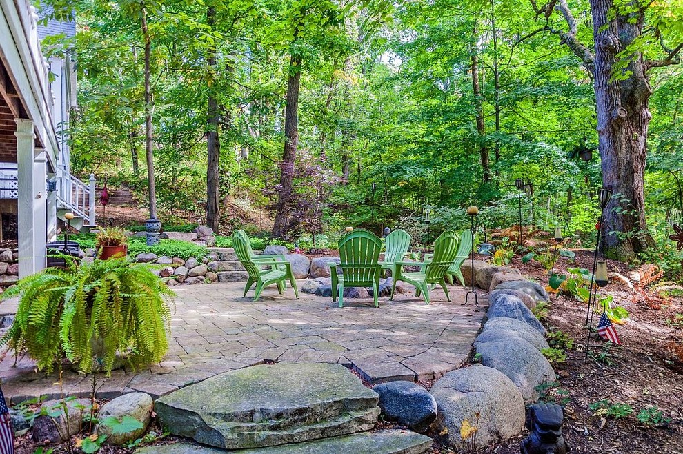 Contemporary Rustic Woodland Beauty Rustic Patio Milwaukee by