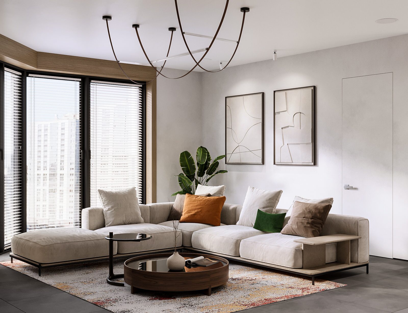 Дизайн-проект квартиры, Москва: гостиная