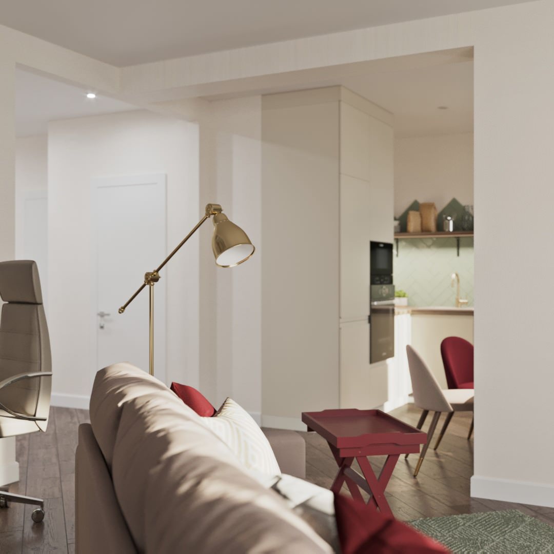 Трехкомнатная квартира в ЖК Жилой квартал