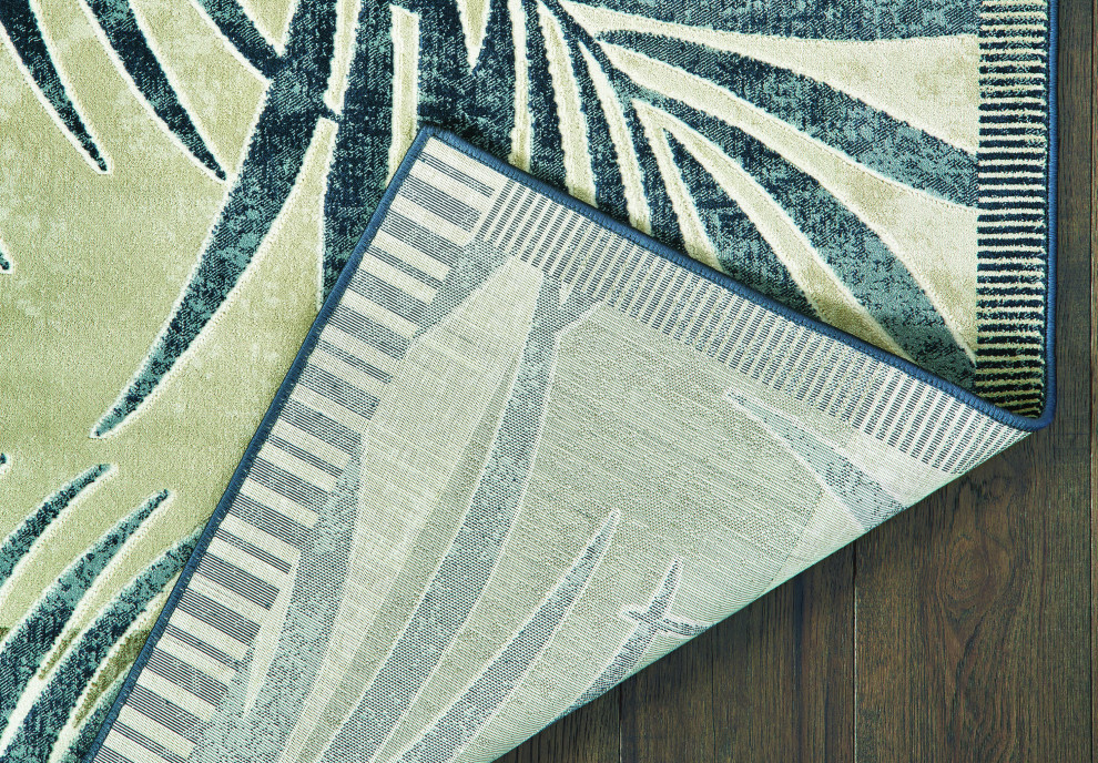 United Weavers of America Panama Jack Original Palm Rug Tropical