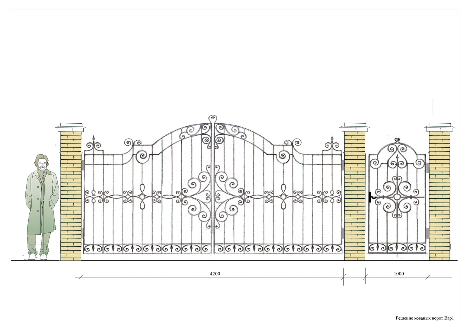 Проект ворот