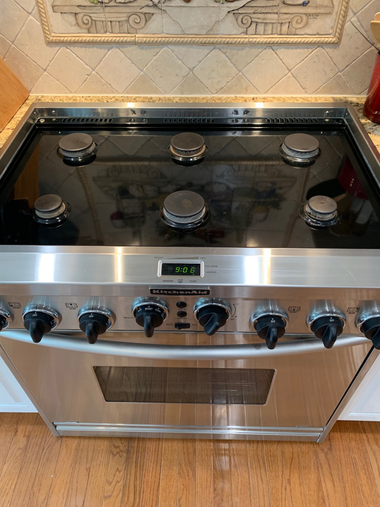 Refinish Glass Cooktop | How to Fix the Chipped Enamel Paint on Your ...