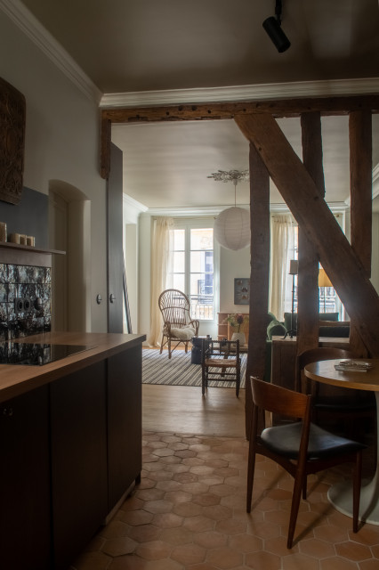 Appartement SIX craftsman-kitchen