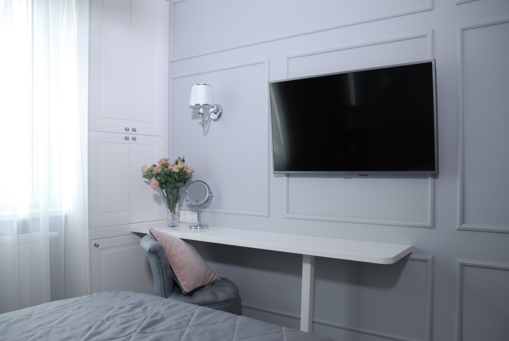 Проект 4-х комнатной квартиры в нежных тонах