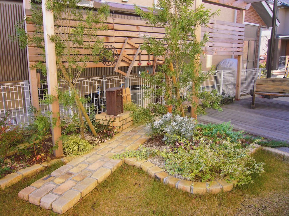 This is an example of a scandinavian full sun garden in Other.
