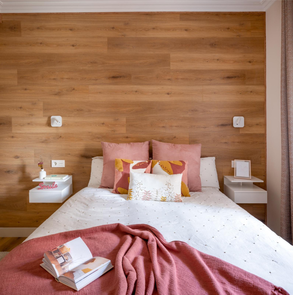 ビルバオにある北欧スタイルのおしゃれな寝室のレイアウト