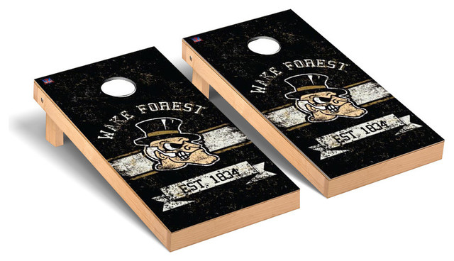 Wake Forest Demon Deacons Cornhole Game Set Banner Vintage