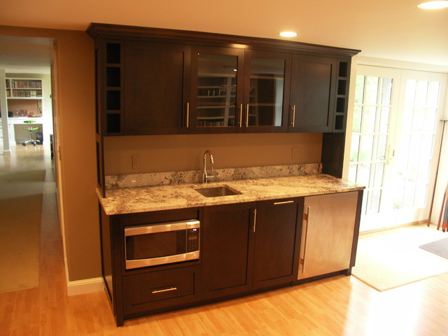 Wet Bar Contemporary Home Bar Boston By Cabot Building