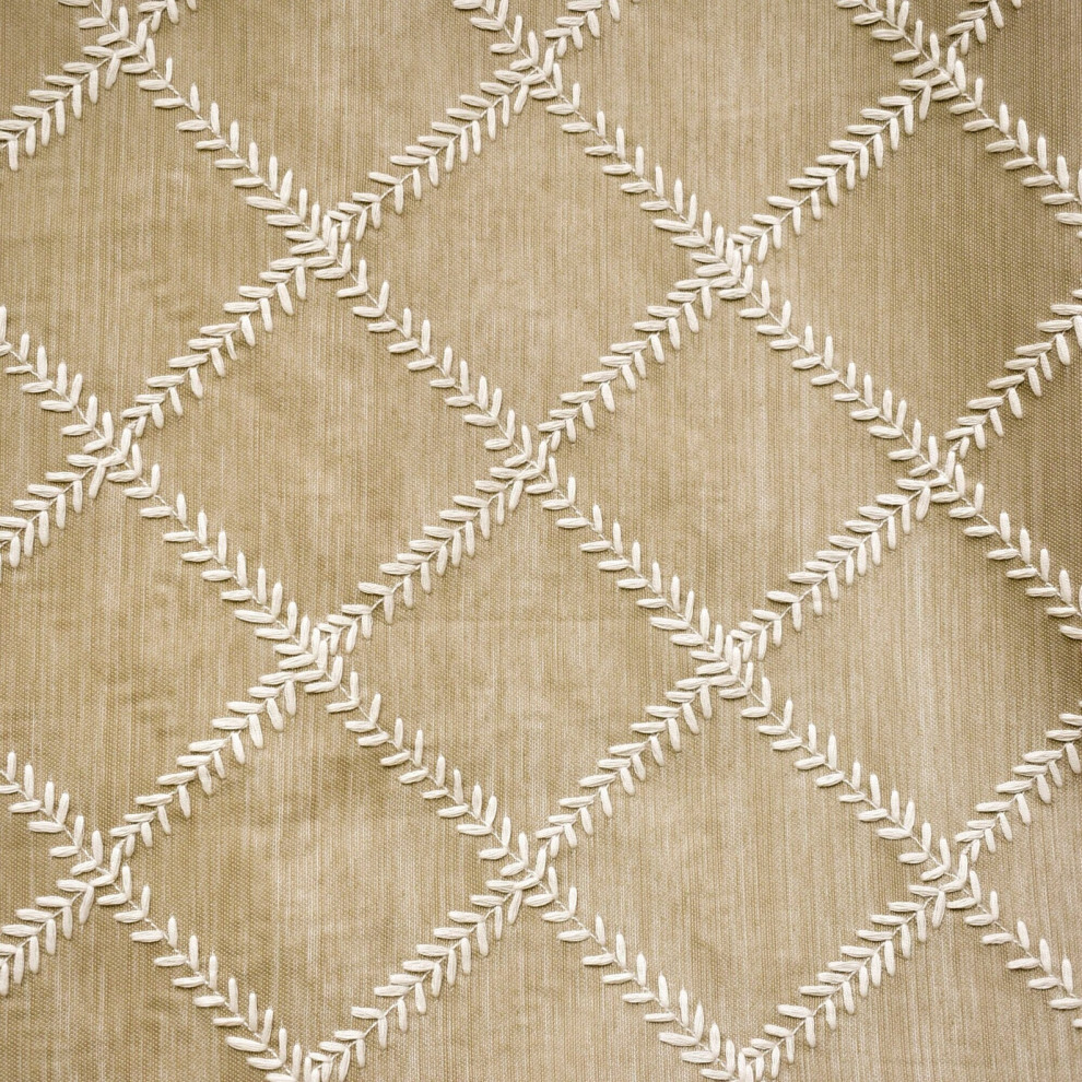 Beige, Ivory Cotton Fabric By The Yard, 1 Yard For Curtain, Dress