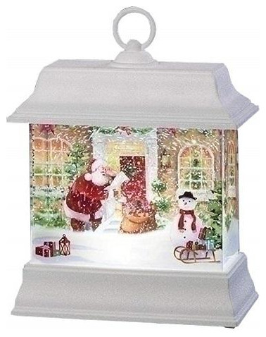 Icy Clear Lighted Christmas Tree 13.75 Inch Acrylic Decorative Tabletop