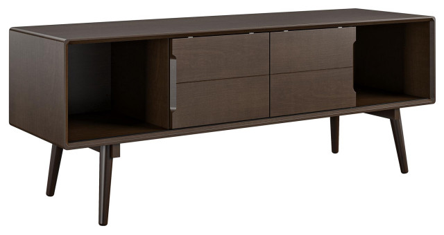 Novogratz Brittany TV Stand for TVs up to 55 Walnut