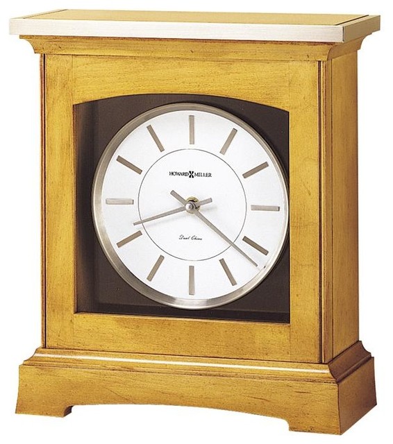 Howard Miller Urban Mantel Clock Transitional Desk And Mantel